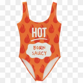 1000 Hot Sauce Copy - Taco Bell Bathing Suit, HD Png Download