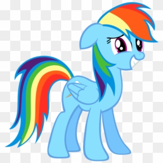 Tickle Rainbow Dash Belly Faster - Mlp Rainbow Dash Embarrassed, HD Png Download