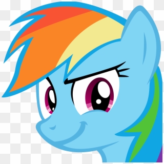 Rainbow Dash Pictures - Rainbow Dash Face Icon, HD Png Download