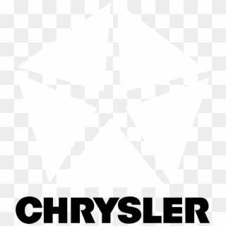 Chrysler Logo Black And White - Chrysler Pentastar, HD Png Download