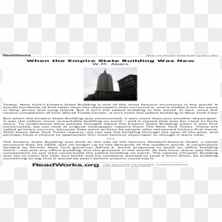 When The Empire State Builiding Was New Thebut When - Place Of Worship, HD Png Download
