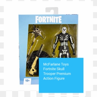 Mcfarlane Toys Fortnite Skull Trooper Premium Action - Fortnite Skull Trooper Action Figure, HD Png Download