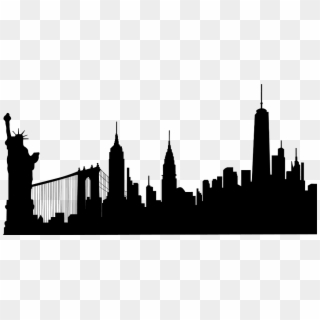 New York Skyline Silhouette Png Transparent For Free Download Pngfind