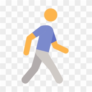 Walking - Walking Icon Color, HD Png Download