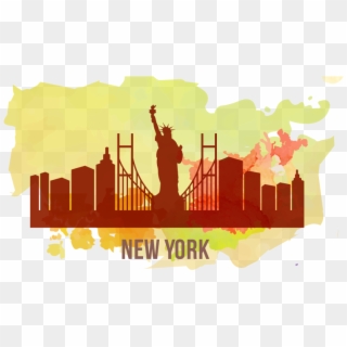 New-york1 - Déco Métal New York, HD Png Download