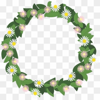 Flower Wreath Rim Präskrage Png Image - Lingkaran Bunga Png, Transparent Png