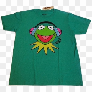 Muppets Men's Green Kermit The Frog T-shirt Unisex - Cartoon, HD Png Download