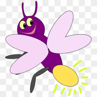 Firefly Clipart Animated - Drawing Of A Firefly, HD Png Download