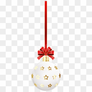Free Png Christmas Ball Png - Christmas Balls White Clipart, Transparent Png