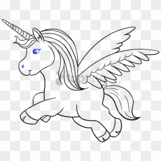 Free Png Step How To Draw A Unrn Png Image With Transparent - Unicorn Draw Png, Png Download