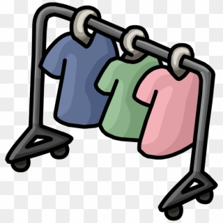 Cartoon Rack Of Clothes, HD Png Download