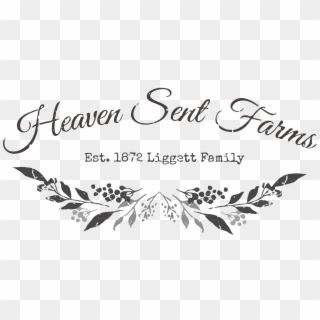 Heaven Sent Farms - Calligraphy, HD Png Download