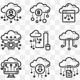 Cloud Technology - Corruption Icons, HD Png Download