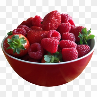 Bowl Full Of Strawberries - Strawberries In A Bowl Png, Transparent Png