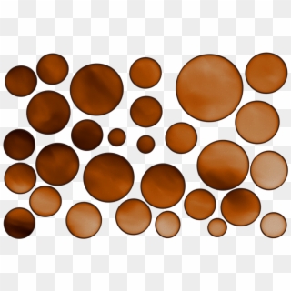 Brown Circle Png Vector Transparent Library - Bubble Png Red, Png Download