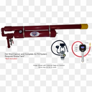 Hot Shot Golf Ball Air Cannon Twin Pack - Rifle, HD Png Download