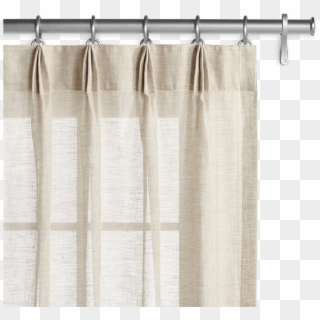 Drapery Clip Curtain Rod - Curtain, HD Png Download
