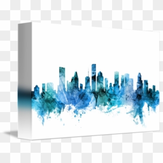 Houston Skyline Png Transparent Background - Houston Skyline, Png Download