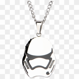 First Order Stormtrooper Helmet Necklace - Locket, HD Png Download