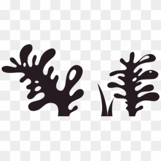 Seaweed Silhouette Png, Transparent Png