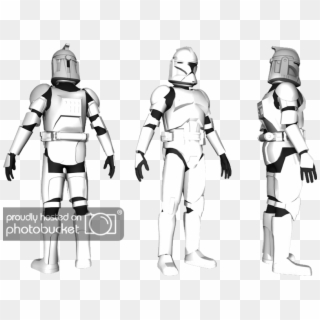 Clone Trooper Work In Progress - Cartoon, HD Png Download
