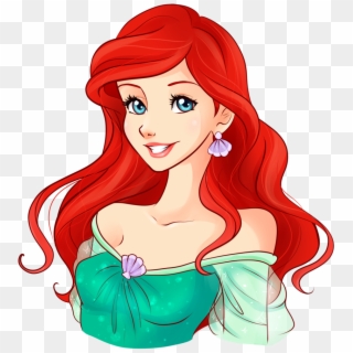 Ariel Clipart Princess Drawing - Cartoon, HD Png Download