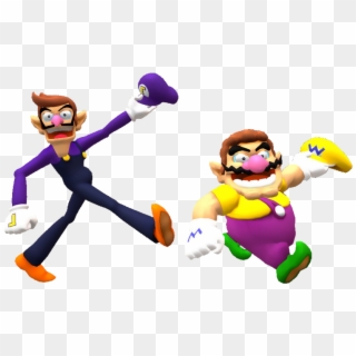 Hatless And By - Hatless Wario And Waluigi, HD Png Download