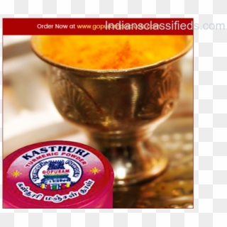 10 Gm Kasthuri Turmeric Powder - Sankranti Haldi Kumkum, HD Png Download