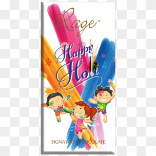 Kid's Happy Holi Signature Chocolate - Poster, HD Png Download