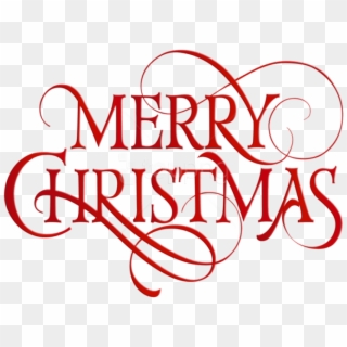 Free Png Merry Christmas Red Png - Merry Christmas Font Png, Transparent Png