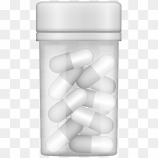 Bottle Of Pills Png Clip Art - Pill, Transparent Png