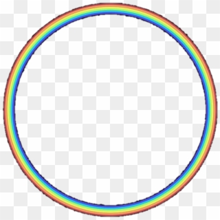 Overlay Rainbow Tumblr Aesthetic - Circle, HD Png Download