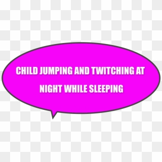 Child Twitching And Jumping While Sleeping At Night - Circle, HD Png Download