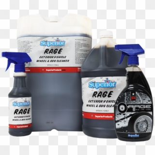 Rage Wheel & Bug Cleaner - Plastic Bottle, HD Png Download