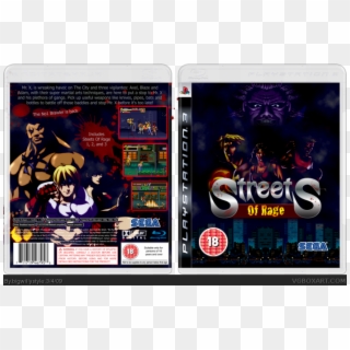 Streets Of Rage Box Art Cover - Street Of Rage Ps3, HD Png Download