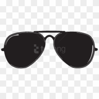 Black Sunglasses Png - Aviator Sunglasses Png, Transparent Png