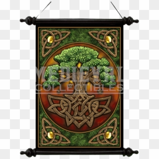 Celtic Tree Of Life Art Scroll - Tree Of Life, HD Png Download