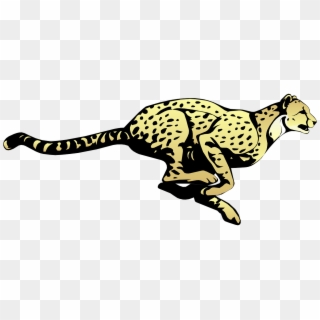 Cheetah Running Speed Animal Png Image - Fast Cheetah Clipart, Transparent Png
