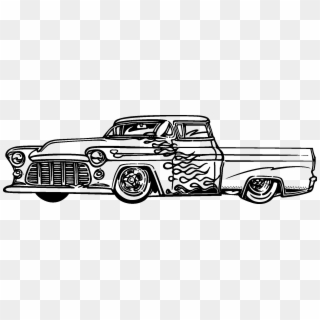 Transport, Classic Cars Silhouettes Png - Car, Transparent Png