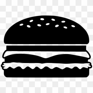 Cheeseburger Svg Png Icon Free Download - Hamburger Silhouette, Transparent Png