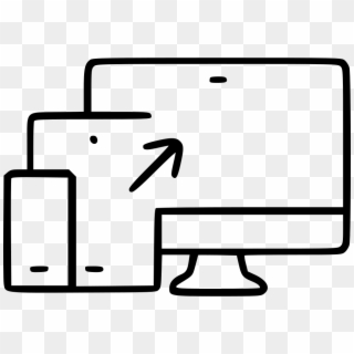 Responsive Svg Computer - Web And Mobile Icon Png, Transparent Png