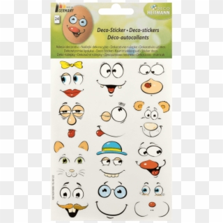 Funny Faces Stickers - Cartoon, HD Png Download