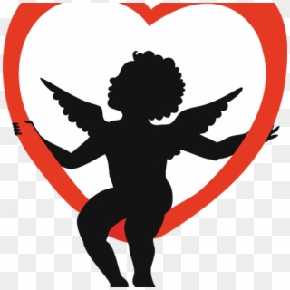 Cupid Clipart V Day - Clipart Valentines Day Cupid, HD Png Download