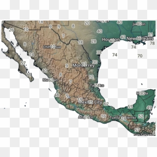 Mexico Map Png - Atlas, Transparent Png