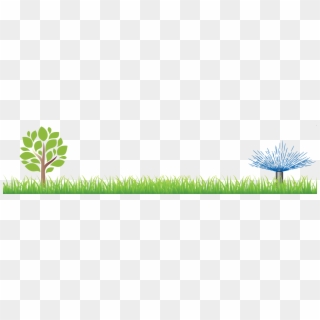 Grass, Tree, And Sprinkler From Logo - Sweet Grass, HD Png Download