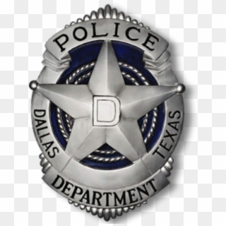 Dallas Police Badge Png - Dallas Police Department Mourning, Transparent Png