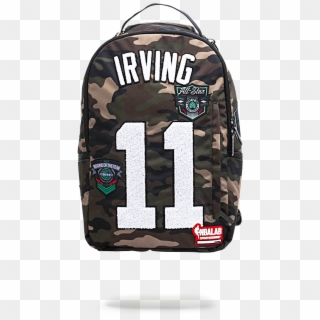 Nba Lab Kyrie Irving Camo Patches - Kyrie Irving Sprayground Backpack, HD Png Download