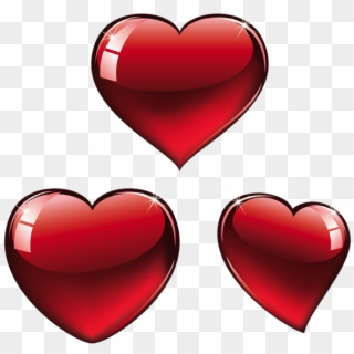 February Clipart Heart Shape Design - Valentines Hearts Png, Transparent Png