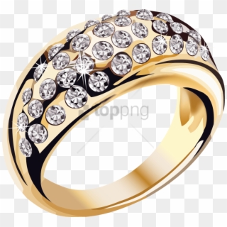 Free Png Diamond Wedding Rings Png Png Image With Transparent - Ring In Png, Png Download