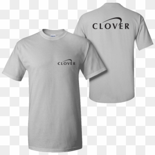 Clover - T Shirt Grey Front And Back Png, Transparent Png